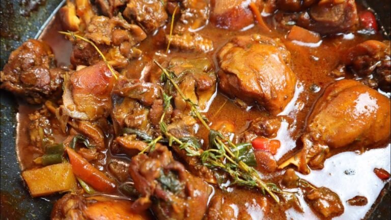 Jamaican Brown Stew Chicken Recipe