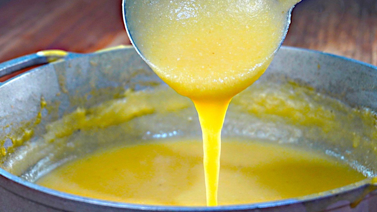 Jamaican cornmeal porridge